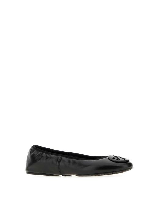 Tory Burch Black Reva Travel Ballet