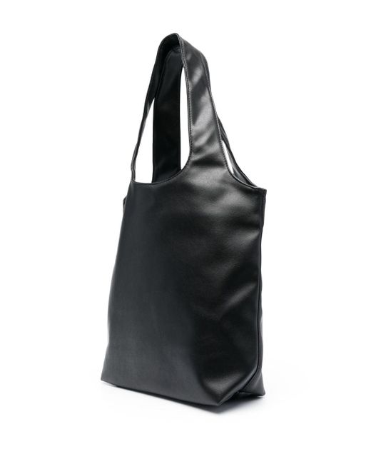 A.P.C. Black Shopper Aus Faux-Leder