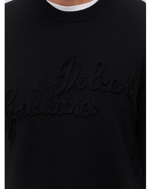 Dolce & Gabbana Black Dolce & Gabbana Maglione for men