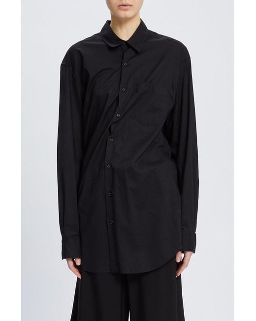 Ann Demeulemeester Black Elisabeth Long High Comfort Shirt