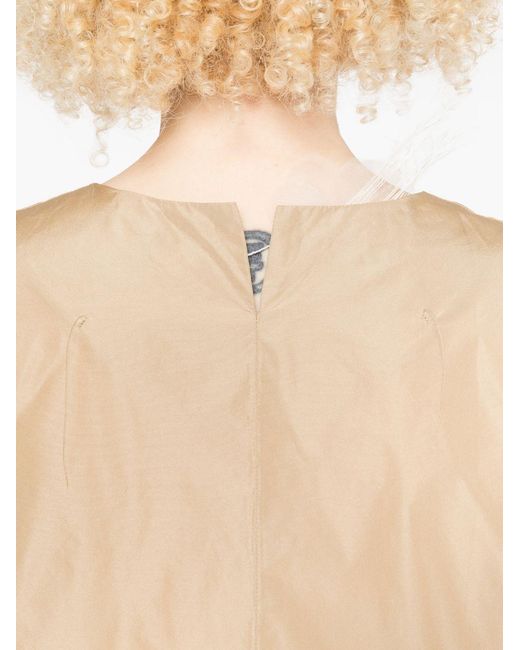 Susanne Bommer Natural Round Neck Short Sleeves