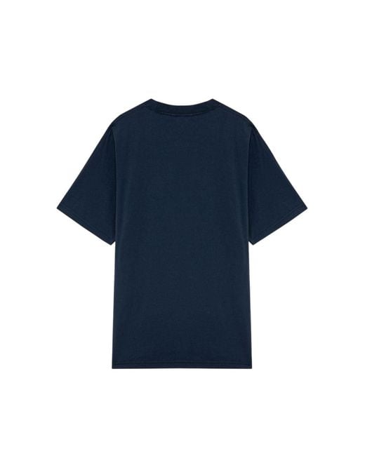 Autry X Maison Kitsune Blue Graphic T Shirt