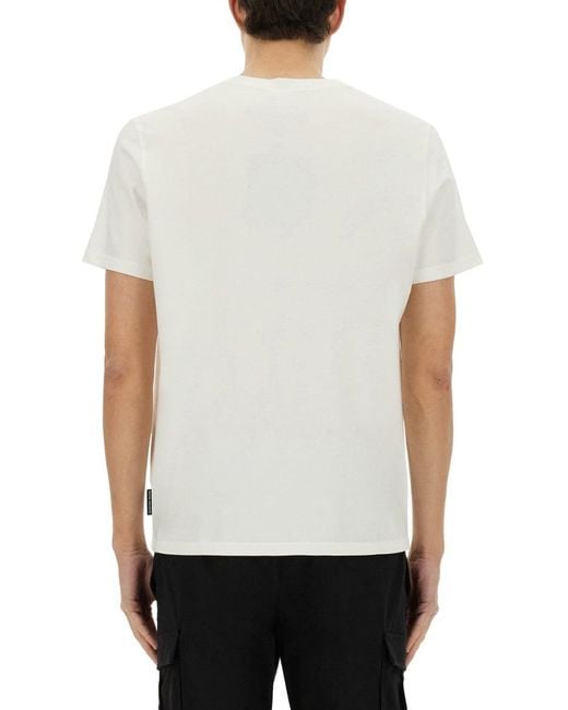 Moose Knuckles White T Shirt "Duluth"