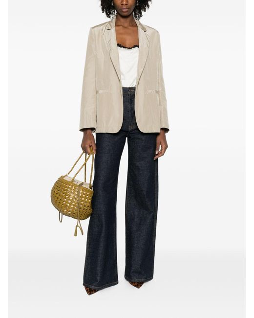 Forte_forte Natural Single-Breasted Jacket