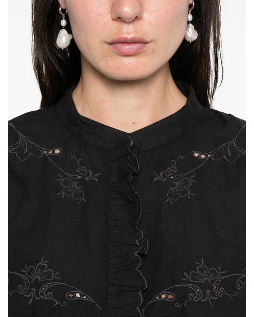 Antik Batik Black Carmina Blouse