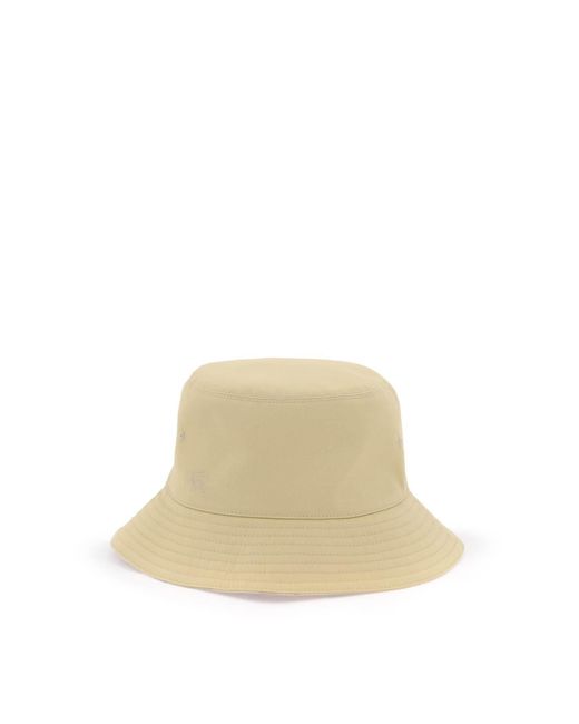 Cotton Blend Chapeau de seau réversible Burberry en coloris Natural