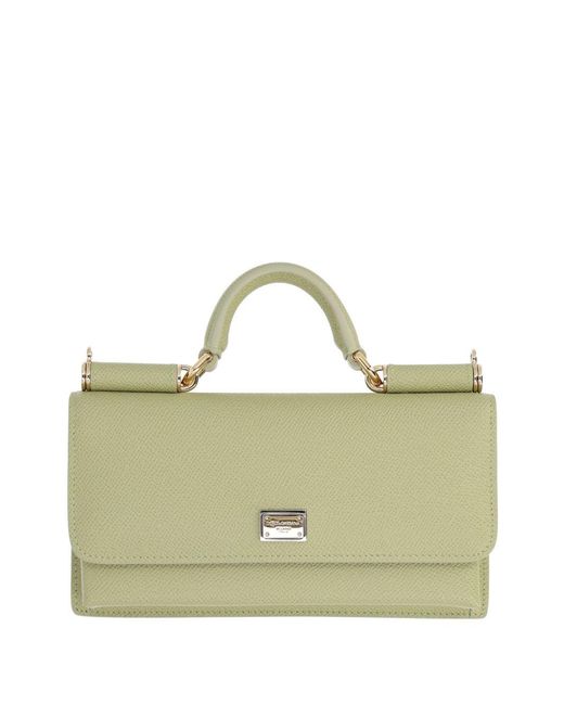 Dolce & Gabbana Green Leather Mini Bag