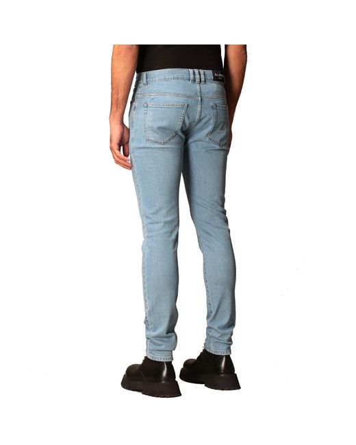 Balmain Blue Slim Fit Jeans for men