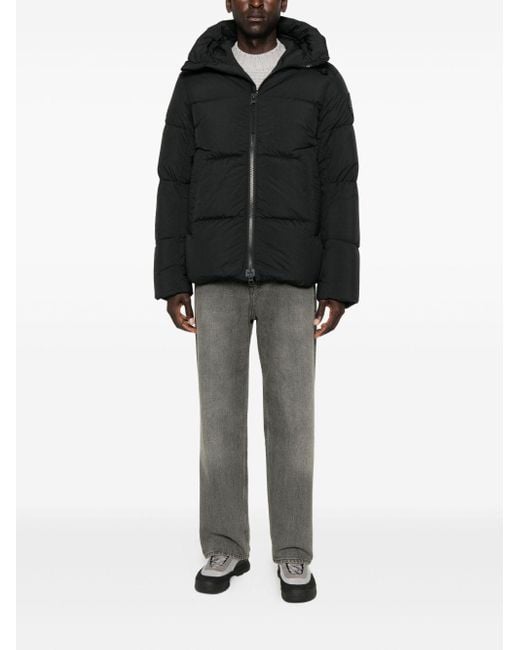 Canada Goose Donsjack Met Logopatroon in het Black voor heren