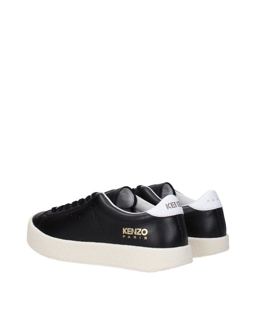 KENZO Blue Sneakers Women Leder schwarz
