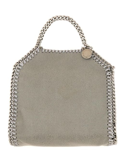 Stella McCartney Gray Tiny Falabella Tote Bag