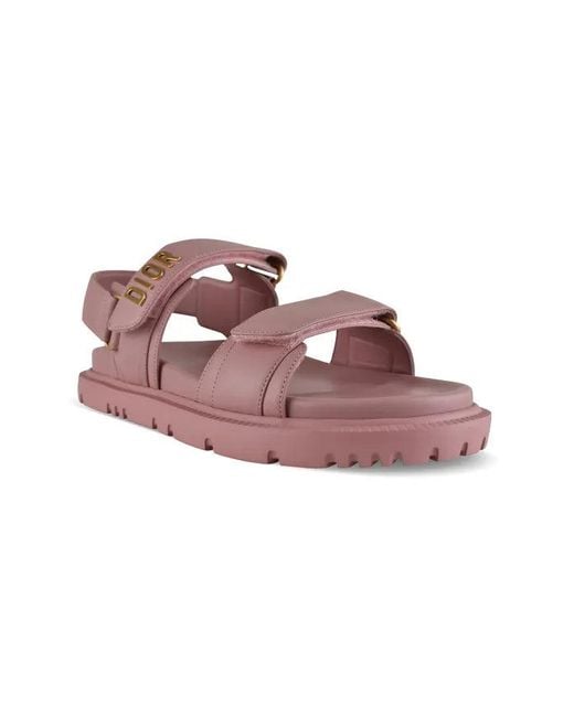 Dior Pink Dior Dioract Sandals