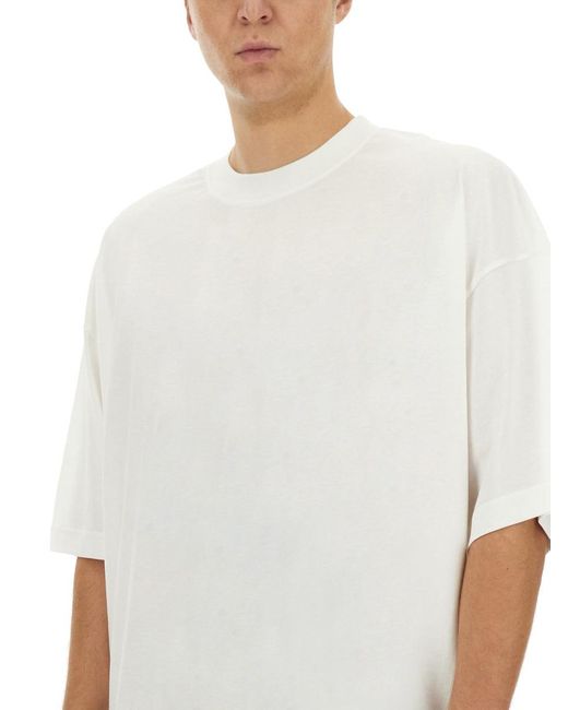 Studio Nicholson White Jersey T Shirt