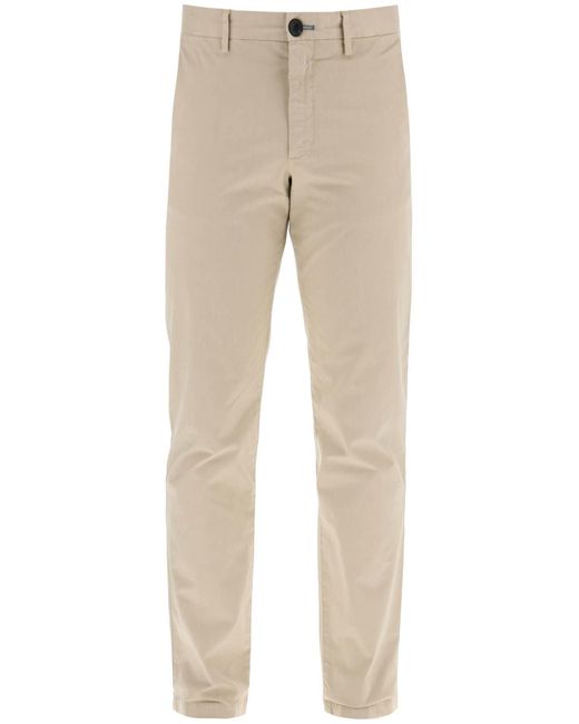 Paul Smith Natural Cotton Stretch Chino Pants For