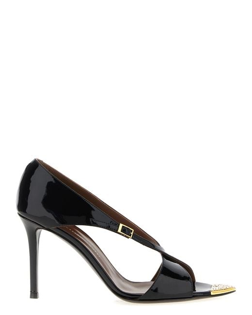 Giuseppe Zanotti Black 'Intrigo' Sandals