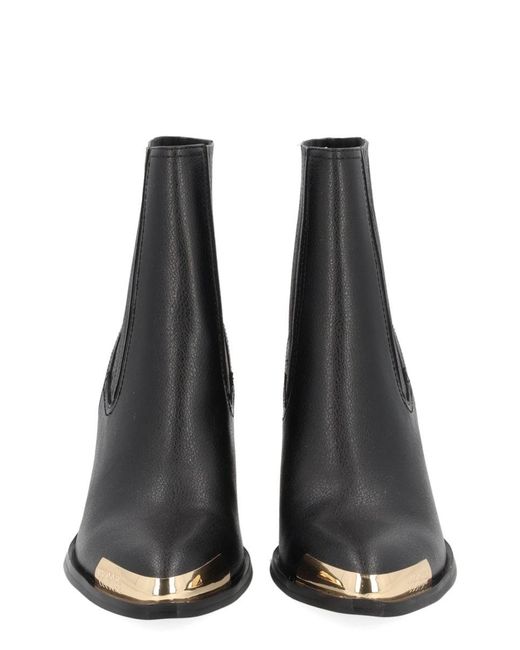 Versace Jeans Couture Black Abs Heel Boot
