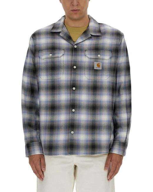 Carhartt Gray Shirt With Logo for men