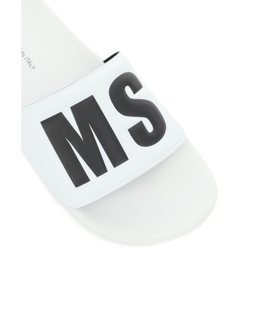 MSGM Logo -Folien in White für Herren
