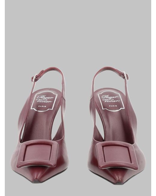 Roger Vivier Pink Slingback Sandals