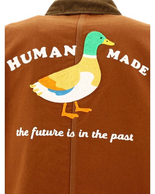 Chaqueta de cubierta de pato hecha por humanos Human Made de hombre de color Brown