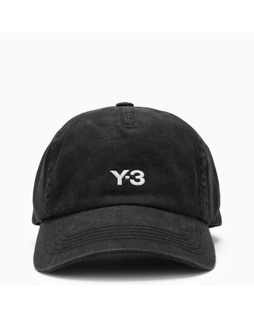 Y-3 Black Adidas Y-3 Baseball Cap With Logo for men