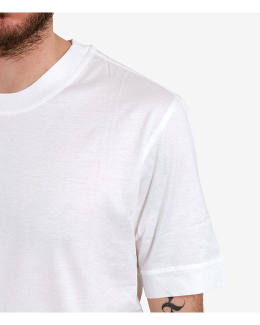 Paolo Pecora T-Shirts und Polos Weiß in White für Herren