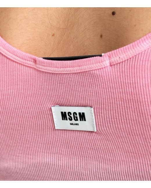 MSGM Bericht Top Roze in het Pink