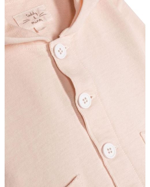 Teddy & Minou Pink Hooded Jacket