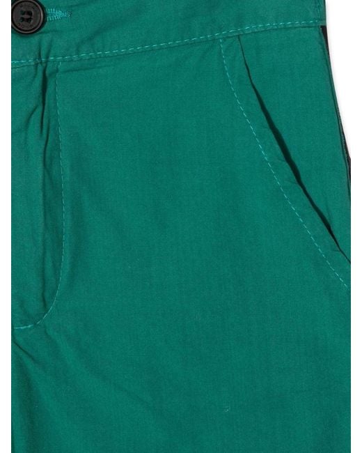 MSGM Green Cotton Bermuda for men