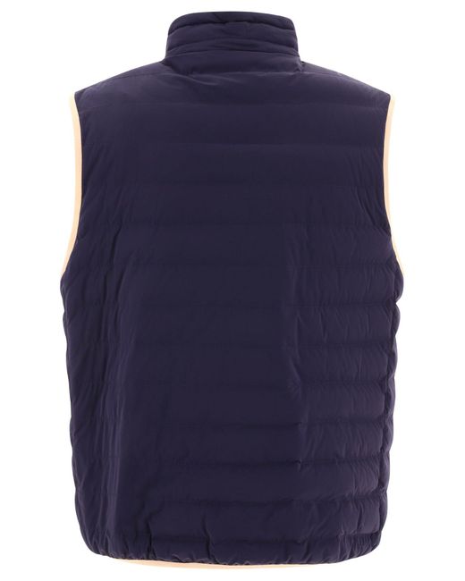 Brunello Cucinelli Bond Nylon Lichtgewicht Neer Vest in het Blue voor heren
