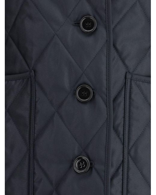 Burberry Blue Quilted Jacket