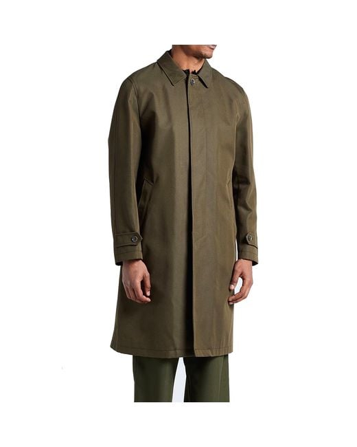 Herno Brown Cotton Coat for men