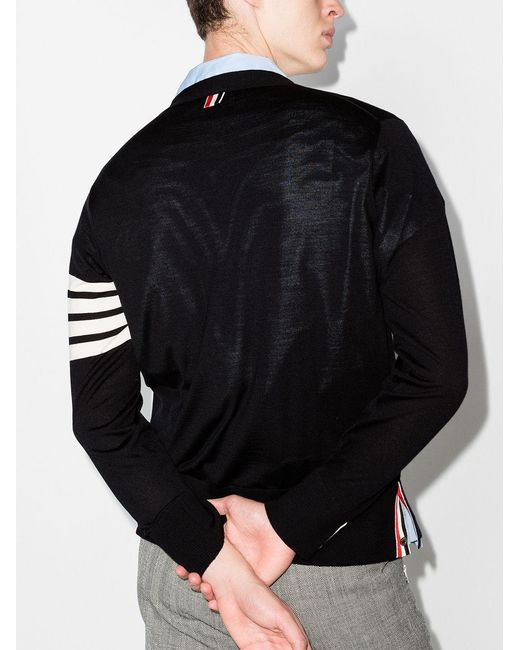 Thom Browne Wollen Vest in het Black