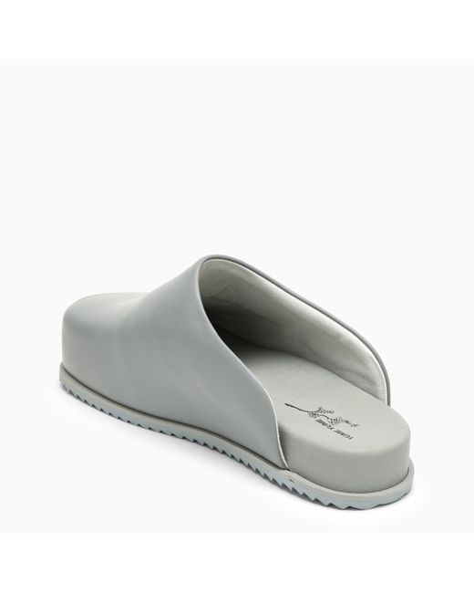 Yume Yume Gray Leatherette Truck Mules for men