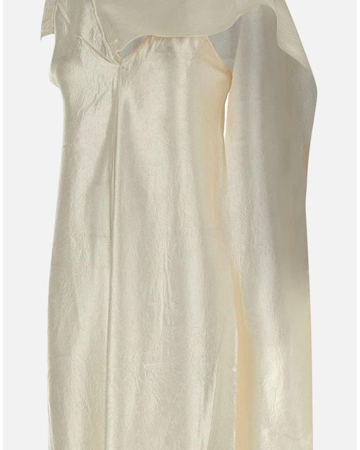 Birgitte Herskind White Leroy Kleid in Butter Elfenbein