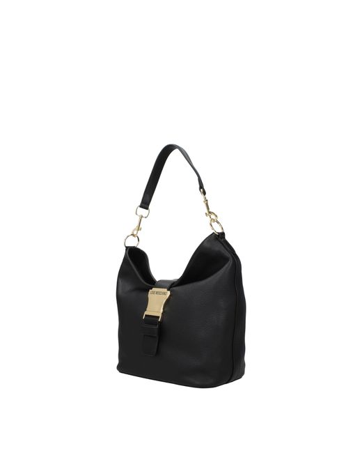 Love Moschino Black Borse A Mano Donna Poliuretano Nero for men