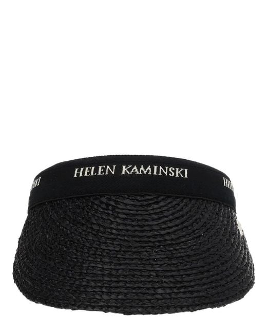 Helen Kaminski Black 8 Visor" Hat