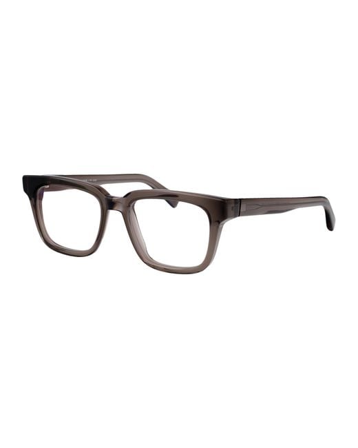 Mykita Brown Clear Ash/Shiny Acetate Glasses