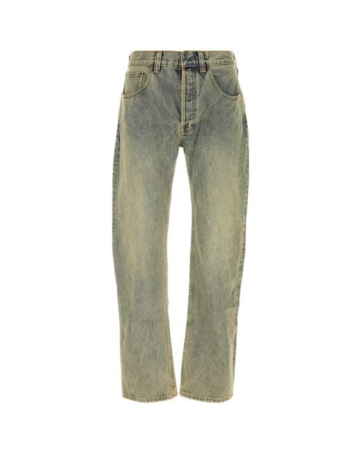 Entire studios Green Slem Jeans Surface Wave