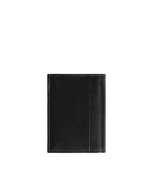 Montblanc Black Card Holder Meisterstück Leather for men