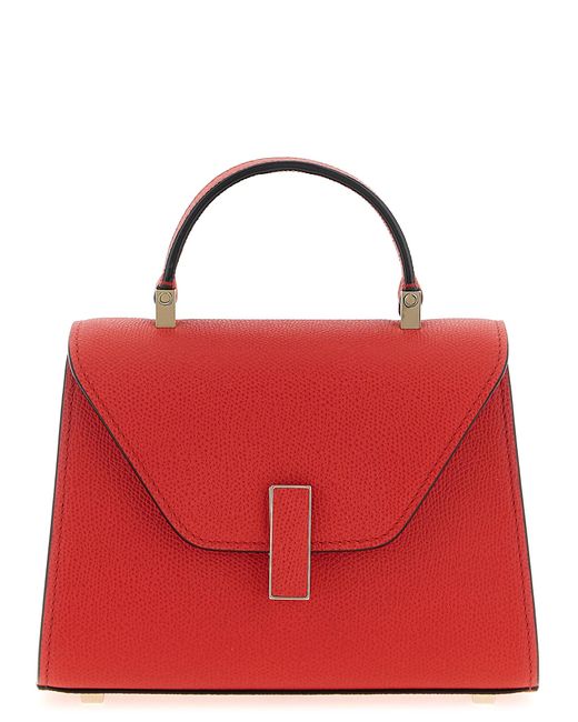 Valextra Red Micro 'iside' Crossbody -Tasche