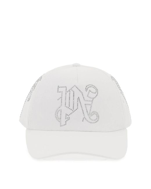 PA Monogramme Cap de baseball Palm Angels pour homme en coloris White