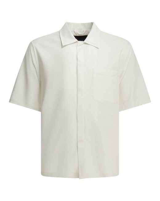 Herno White Casual Short-Sleeved Shirt for men