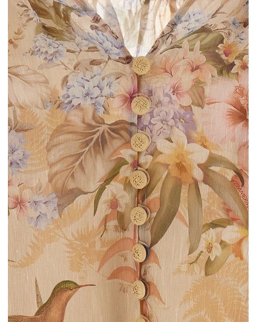 Zimmermann Natural 'Illuminate gezogene' Bluse