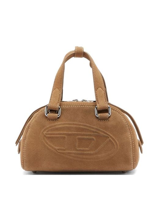 DIESEL Brown 1Dr Dome Crossbody Bag