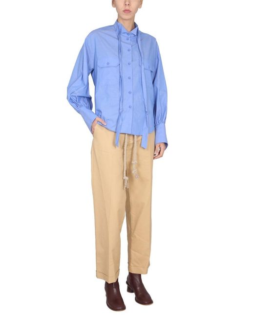 Jejia Blue Poplin Shirt