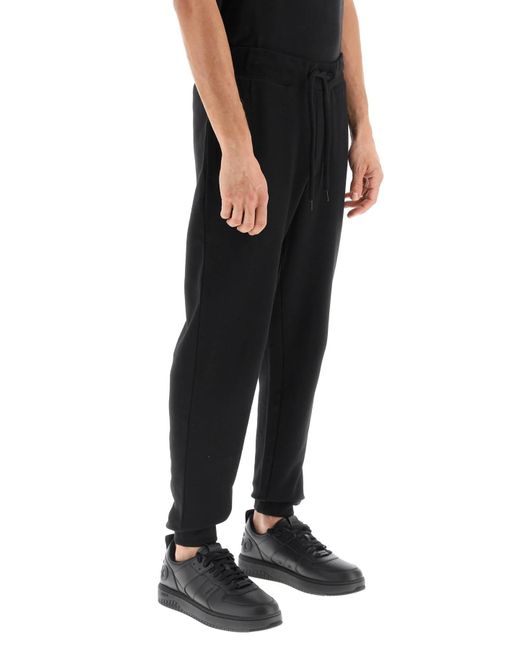 Pantalones jogger con logotipo de HUGO de hombre de color Black