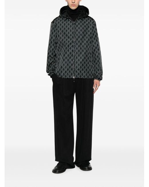 Emporio Armani Black Nylon Bomber Jacket