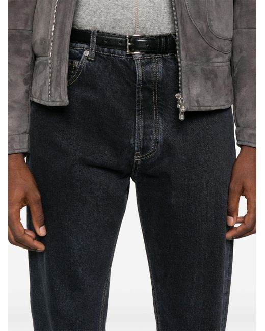 Jean À Logo Brodé Brunello Cucinelli pour homme en coloris Blue