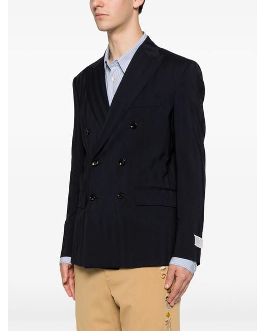 LC23 Blue Gessato Blazer